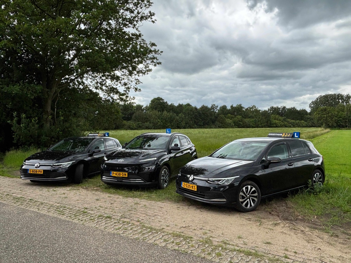Lesauto van Rijschool Groothuis