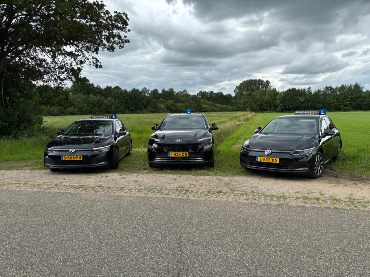 Lesauto van Rijschool Groothuis